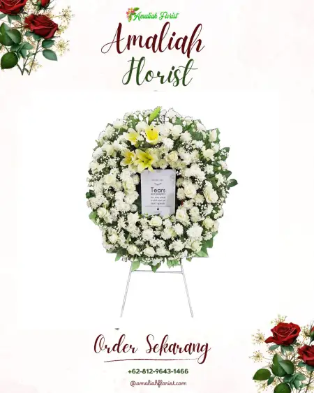 Krans Bunga Duka Bandara Hasan Sadikin Bandung
